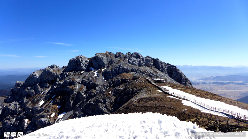 雪山 天空