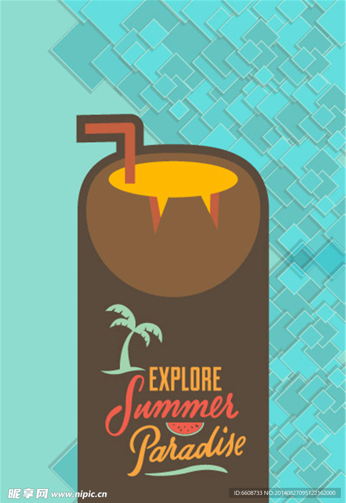 夏季summer海报设计