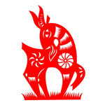2014年 羊剪纸