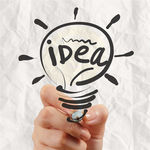 创意灯泡idea