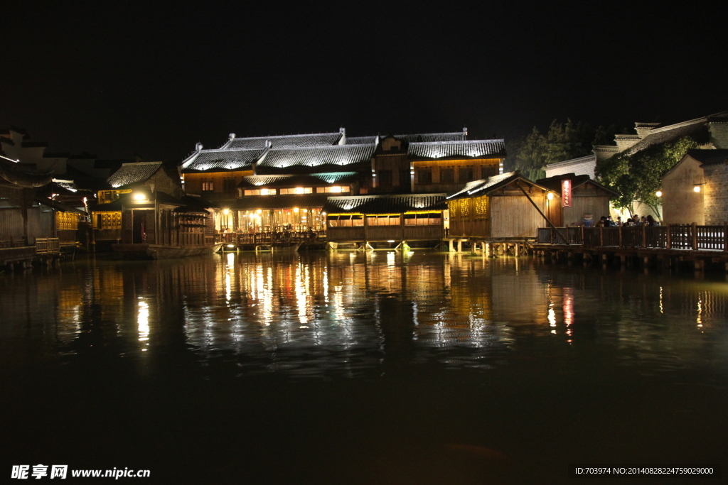 乌镇西栅夜景