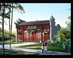 古典园林效果图