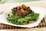 豆豉鲮鱼油麦菜