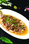 豆酱蒸黄鱼