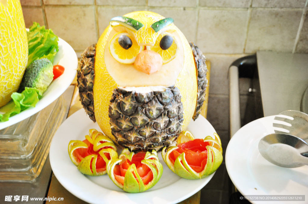 水果猫头鹰
