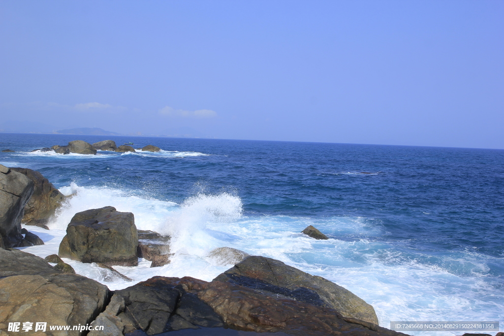 海浪  蜈支洲岛