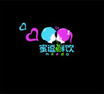 密逗logo 奶茶店标志