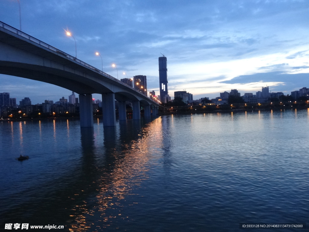 广西柳州柳江大桥风景