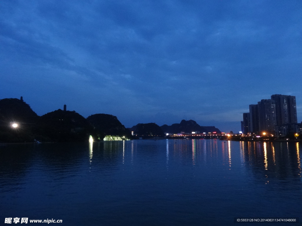 广西柳州柳江夜景