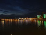 广西柳州柳江夜景图