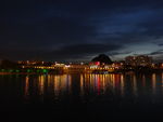 广西柳州柳江夜景图