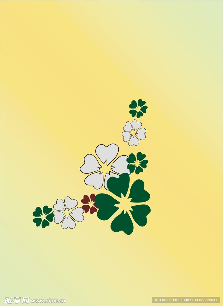 花边矢量图