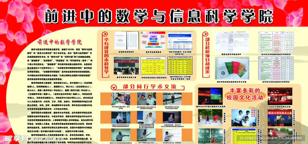 数学与信息科学展板