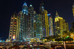 阿联酋迪拜城市夜景