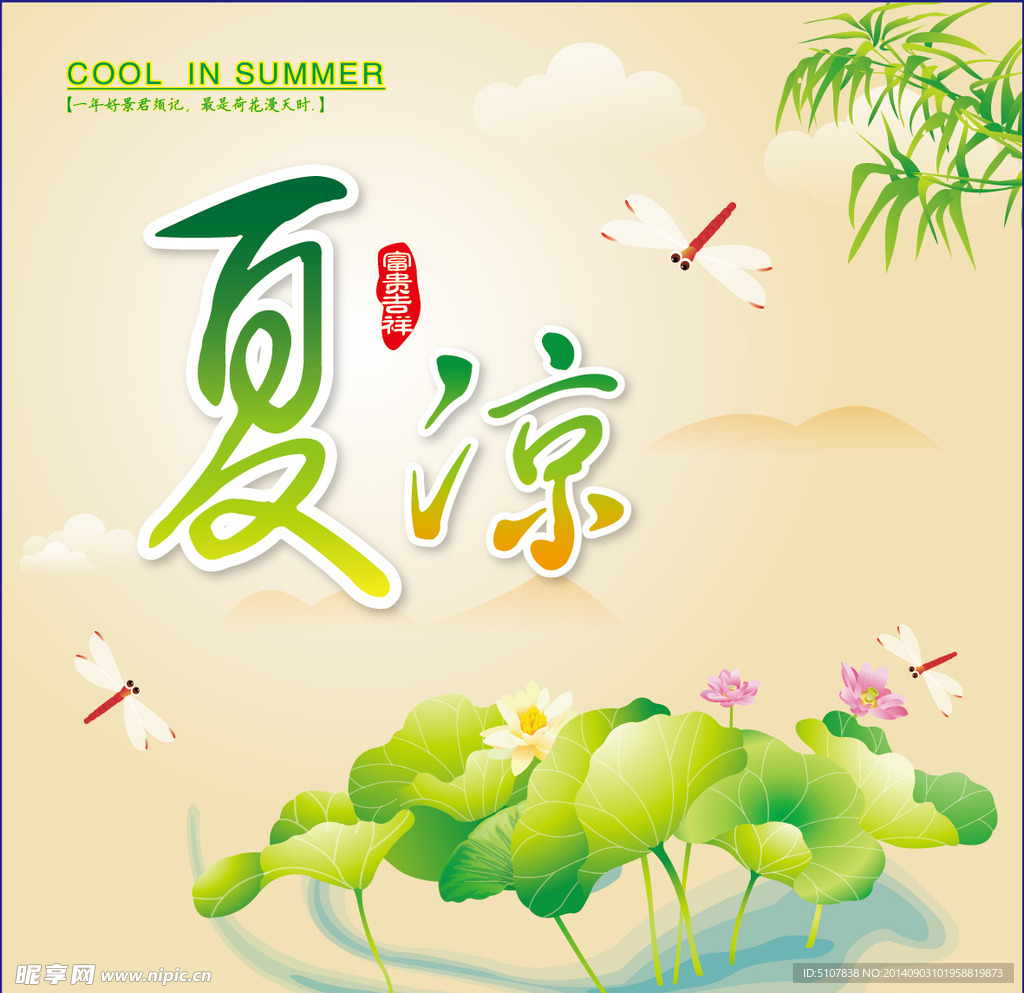 夏凉 荷花