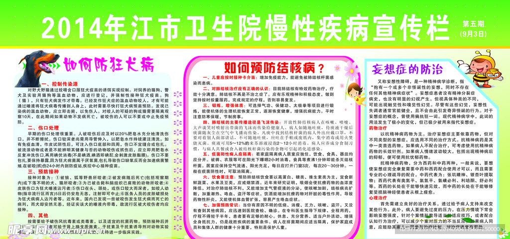 慢性疾病宣传栏