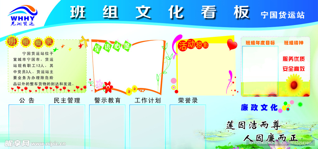 班组文化看板