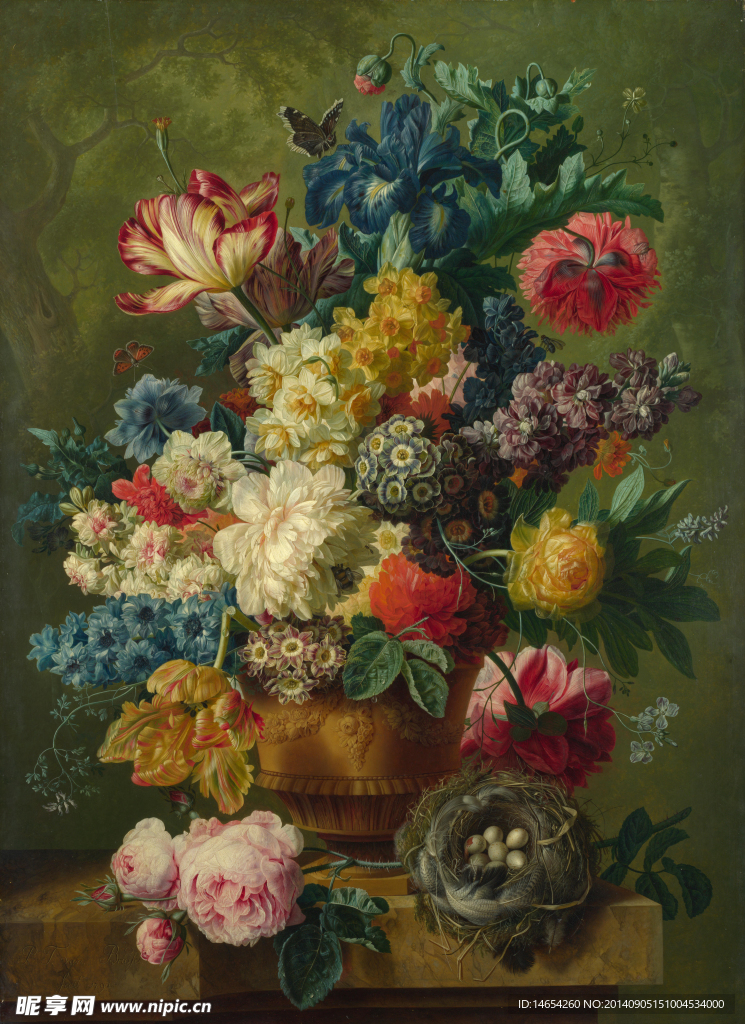 花卉油画