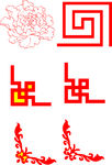 花边 花纹 边框  底纹