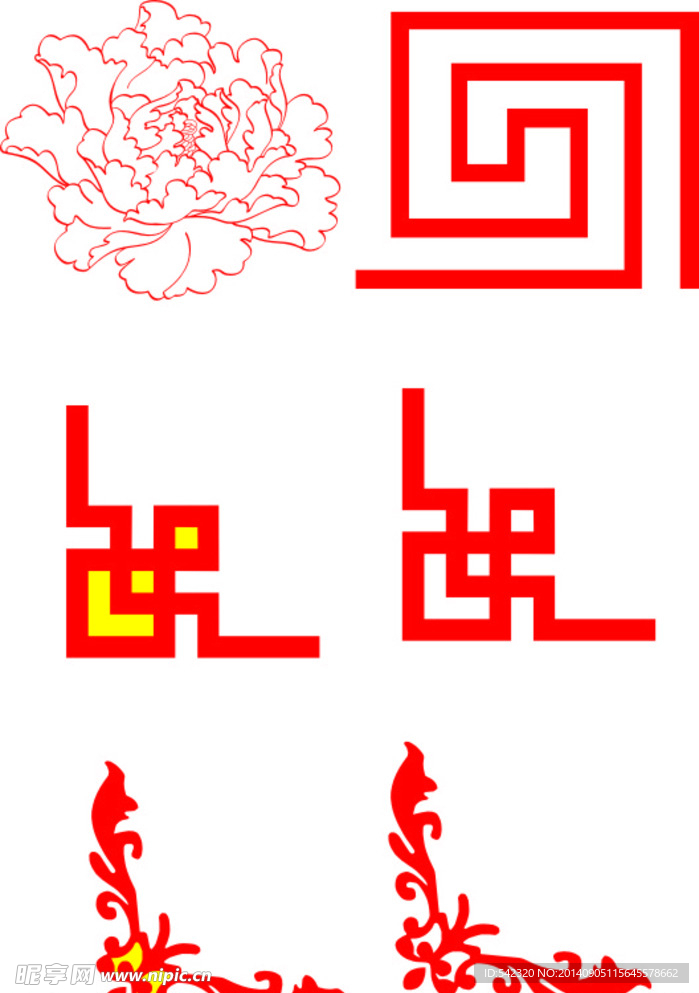 花边 花纹 边框  底纹