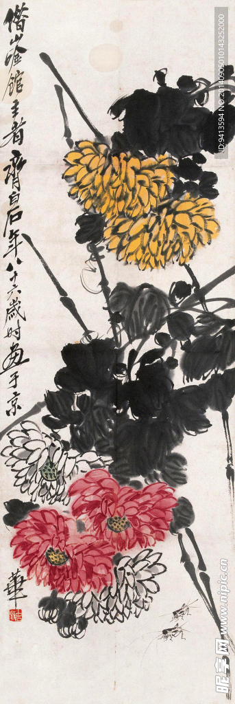 菊虫图
