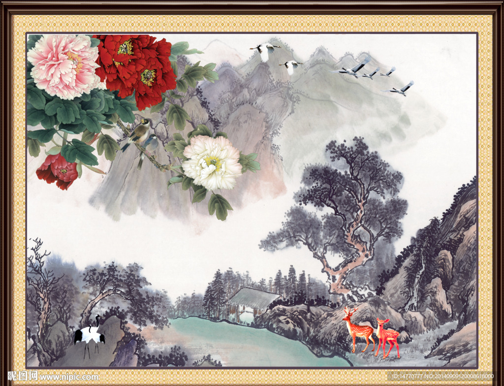 国画花鸟图