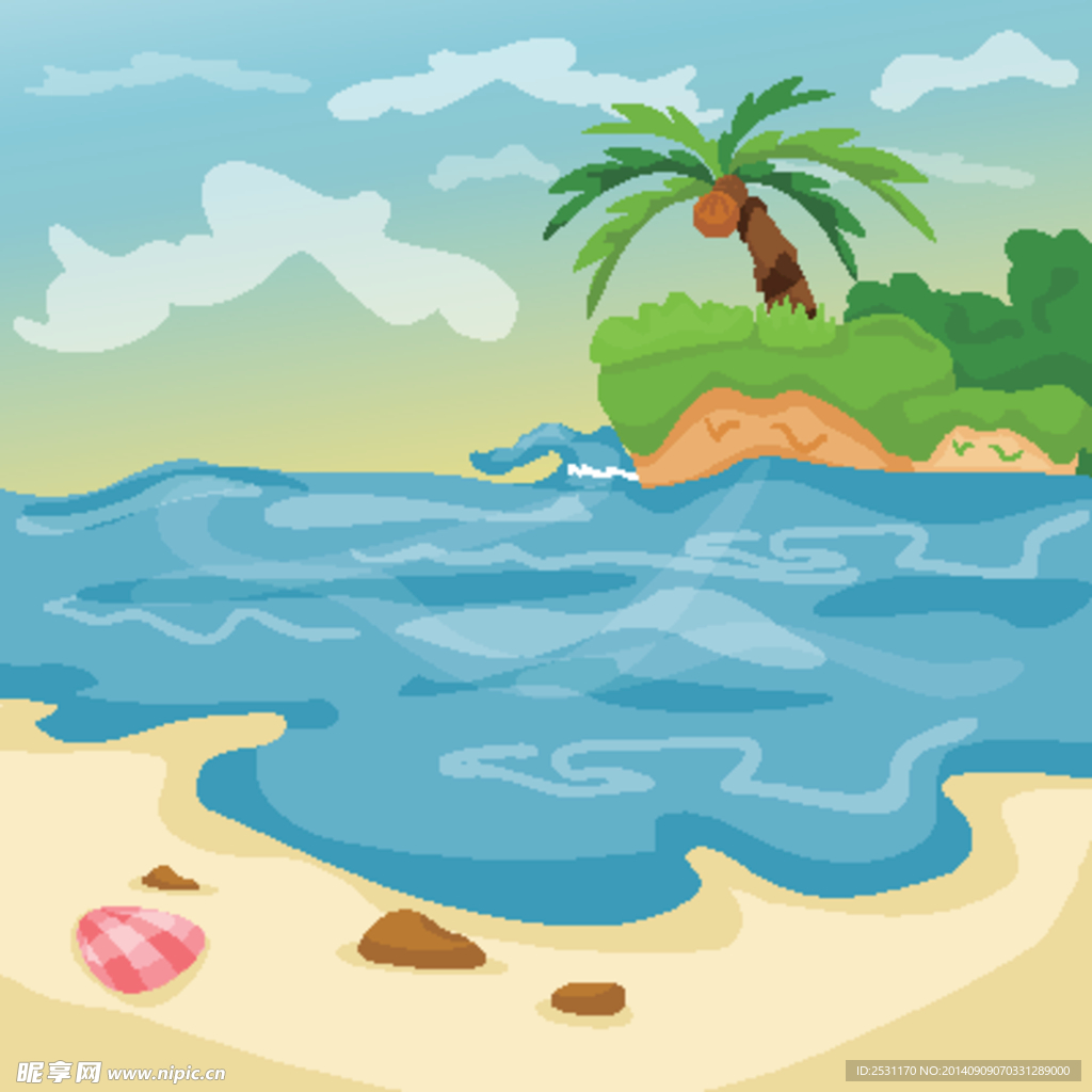 海滩