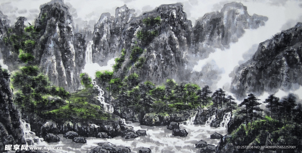 溪山云雾