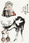 少女与鹿
