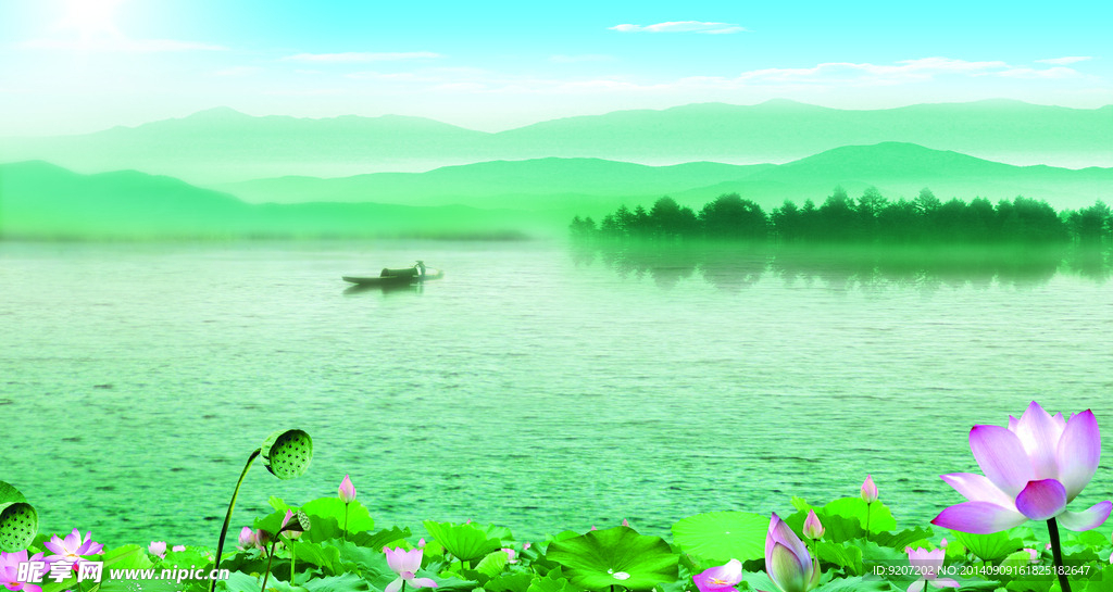 荷塘山色