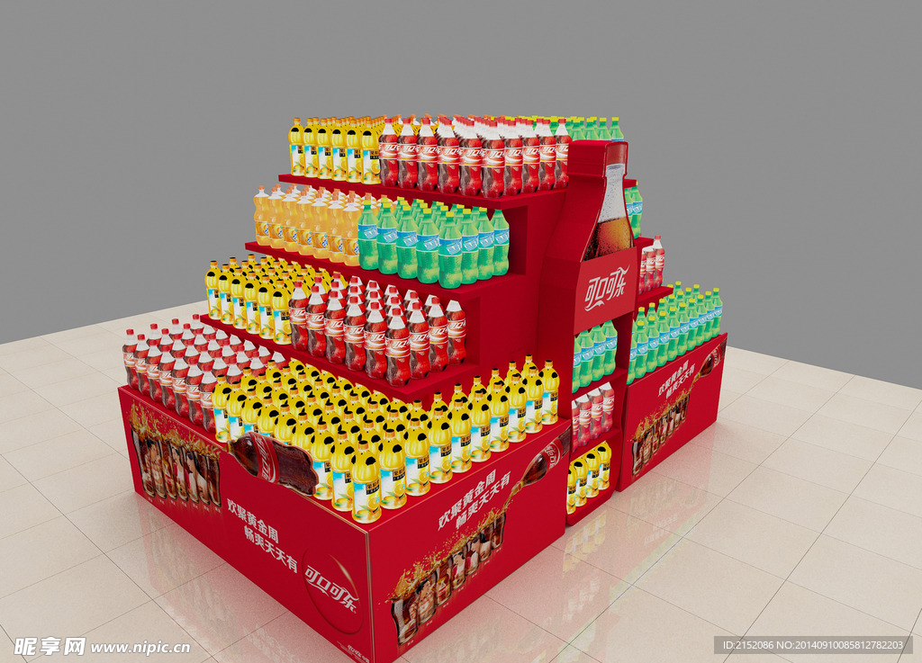 超市促销架 可乐货架