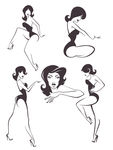 手绘女性