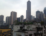 渝中区旧楼与现代建筑
