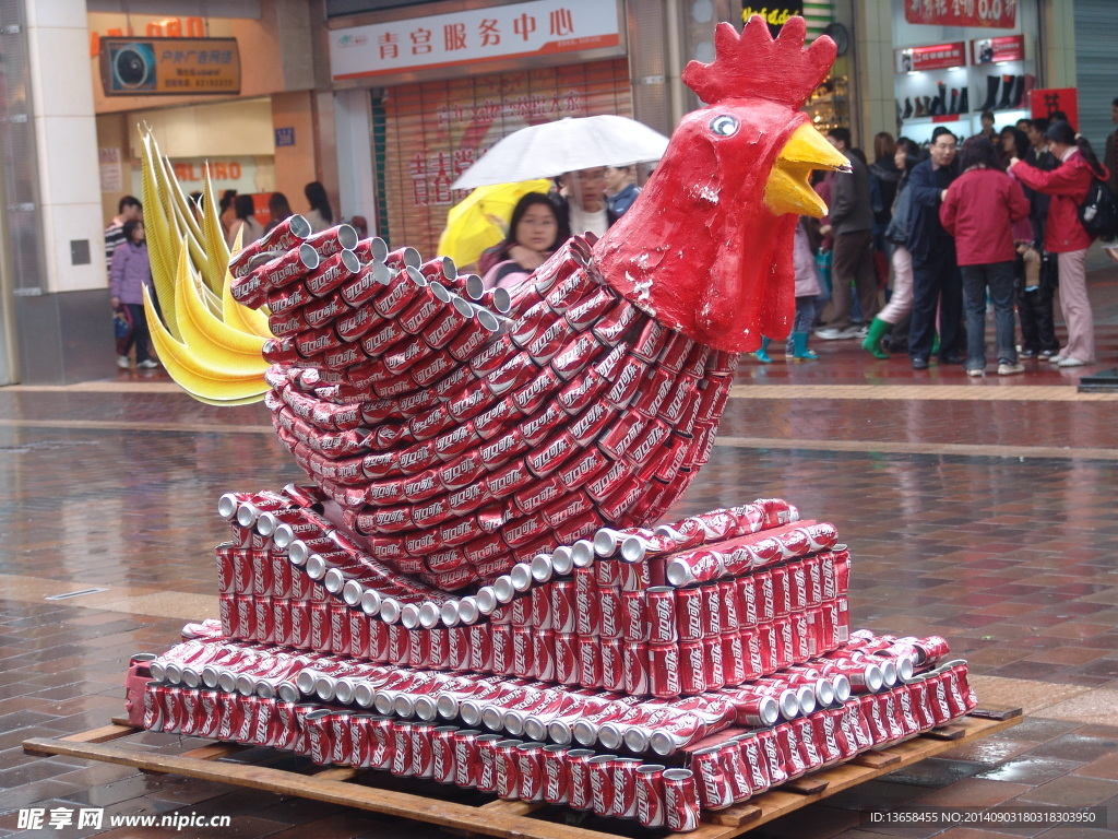 可乐装饰