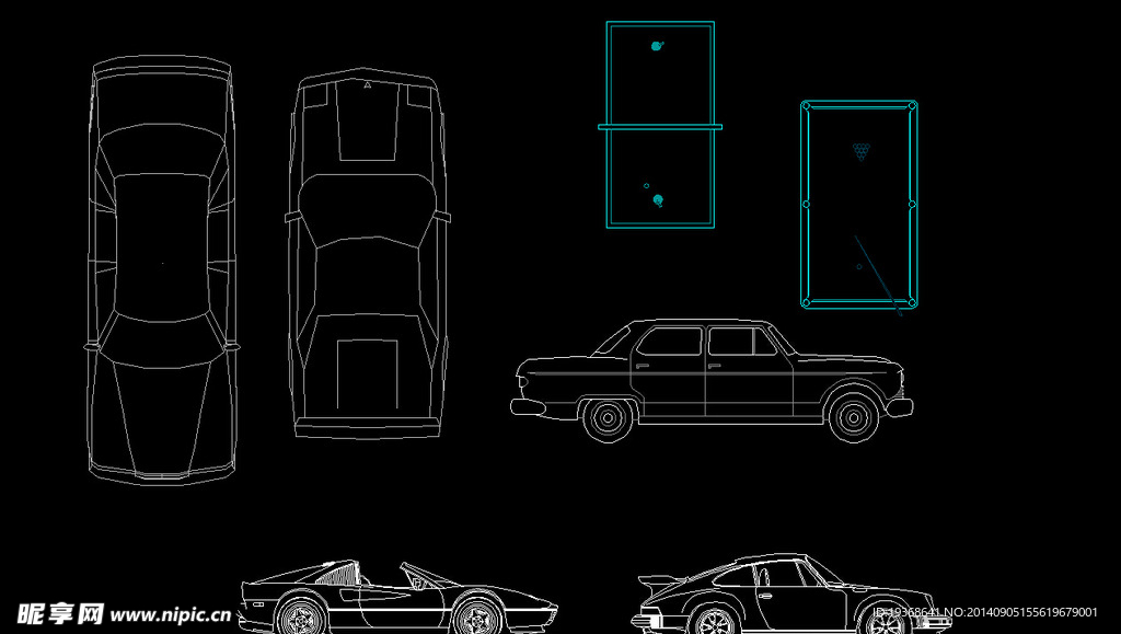 小车CAD模型