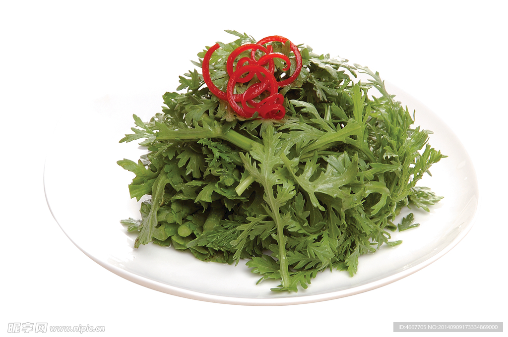 凉拌茼蒿