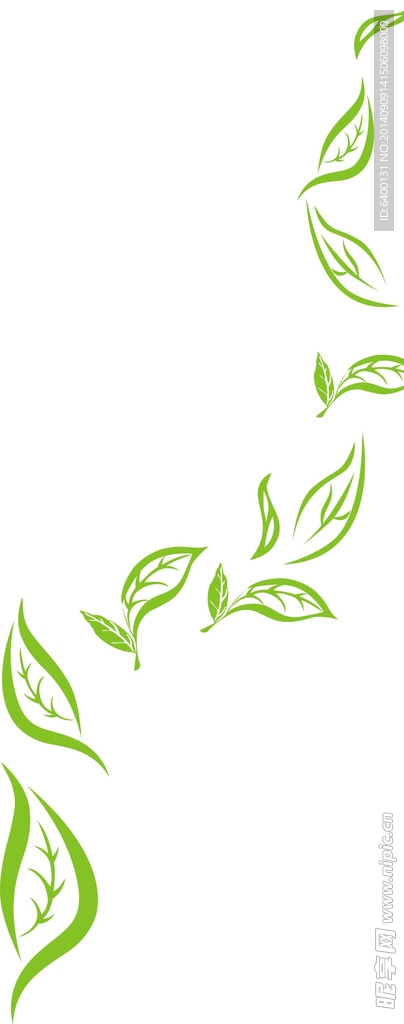矢量茶叶