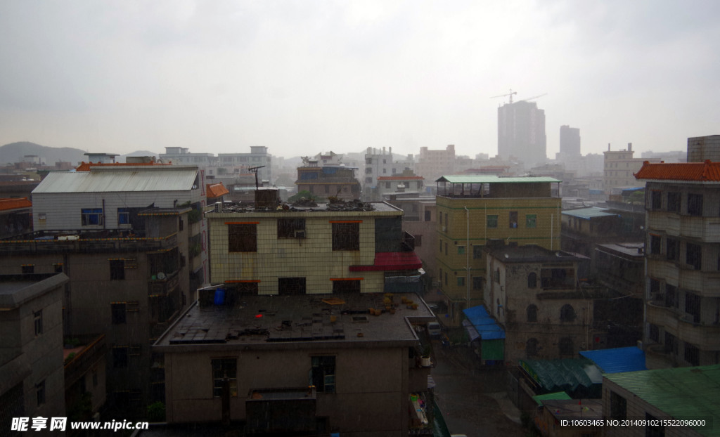 天文景观 城市暴雨