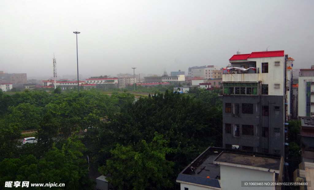 天文气象城市暴雨