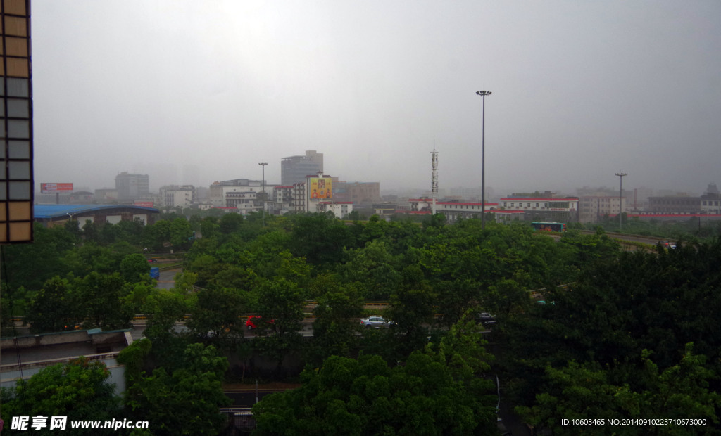 暴雨景观