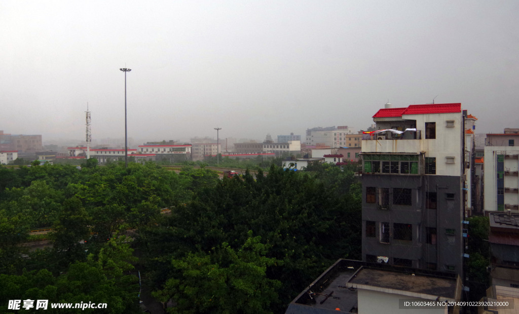 暴雨景观