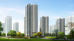楼盘效果图 建筑设计