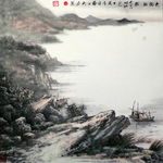 水墨山河
