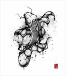 水墨鱼