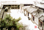 水墨院落