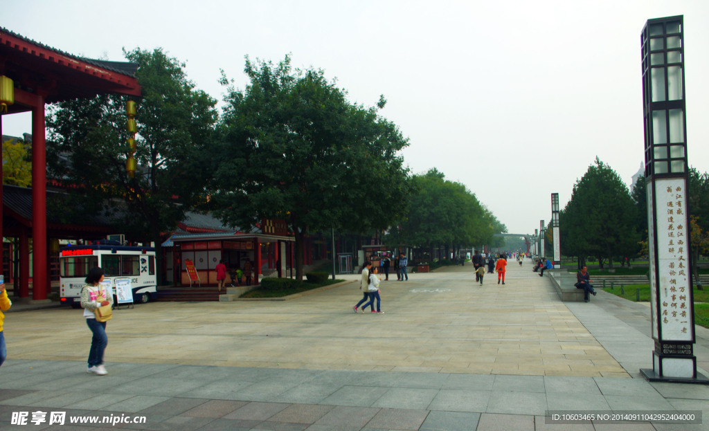 大雁塔广场风景