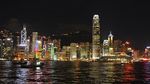 维多利亚港湾夜景