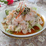 麻油开边虾蛏子