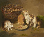 四只小猫