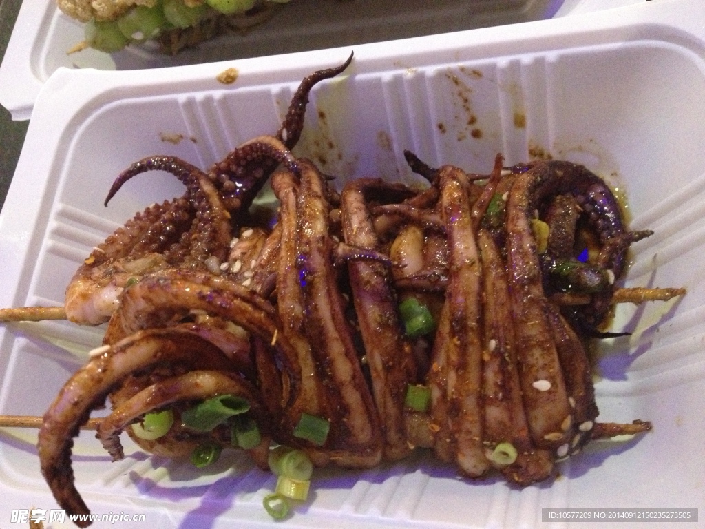 烧烤鱿鱼